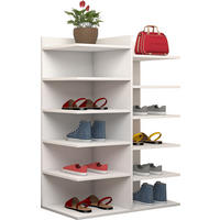 SCHUHREGAL 60/80/30 cm  - Weiss, Basics, Holzwerkstoff (60/80/30cm) - MID.YOU
