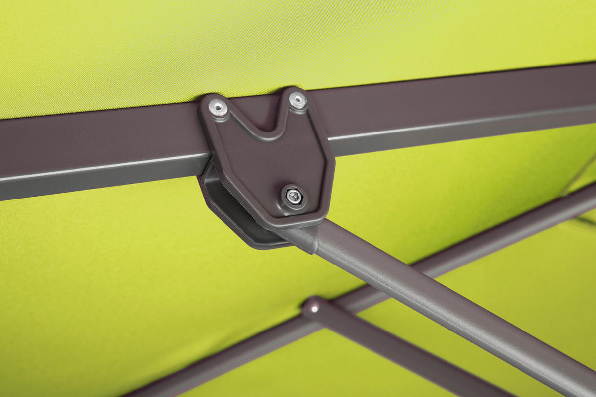 AMPELSCHIRM   - Anthrazit/Grün, Basics, Textil/Metall (338/239/270cm) - Schneider