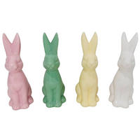 DEKOHASE - Pink/Gelb, LIFESTYLE, Keramik (8,5/18,2/6,3cm)