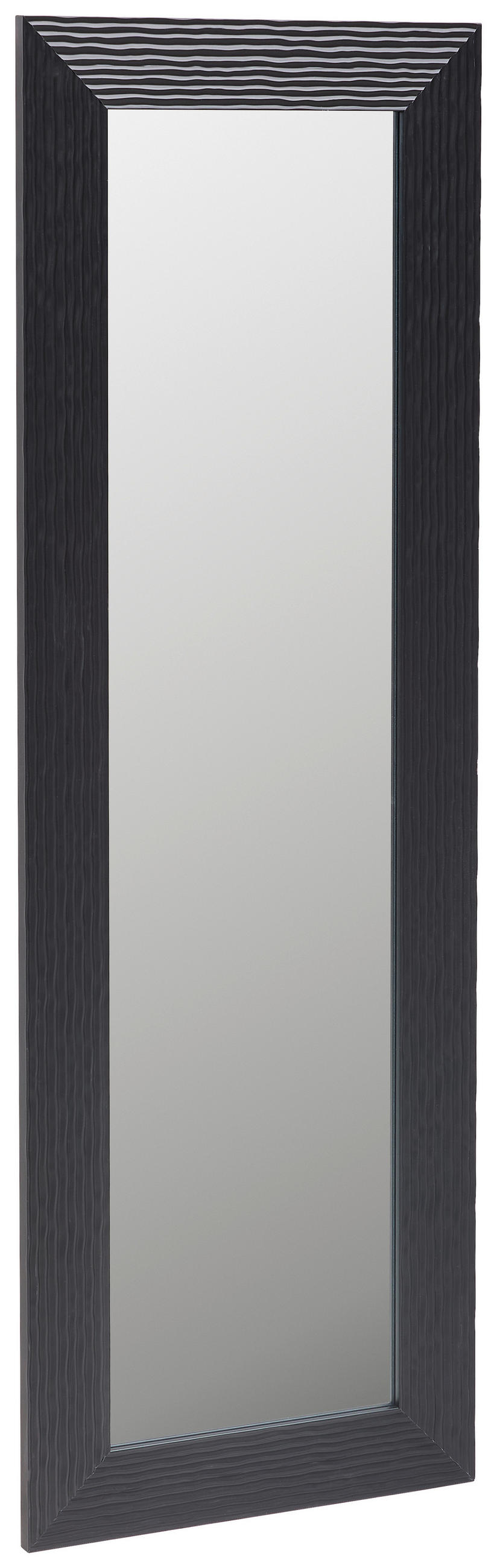 WANDSPIEGEL 50/150/2 cm    in rechteckig  - Schwarz, LIFESTYLE, Glas/Holzwerkstoff (50/150/2cm) - Carryhome