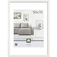 KÉPKERET 53/73/1,5 cm  - fehér, Basics, műanyag/üveg (53/73/1,5cm)