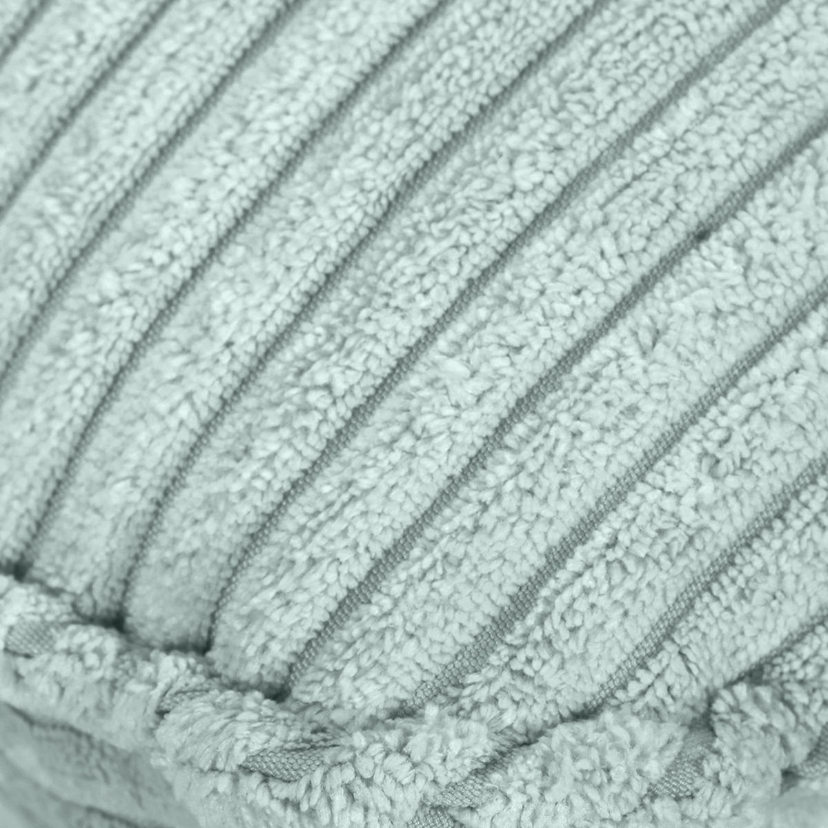 HOCKER in Textil Mintgrün  - Schwarz/Mintgrün, Konventionell, Textil/Metall (60/49/53cm) - MID.YOU