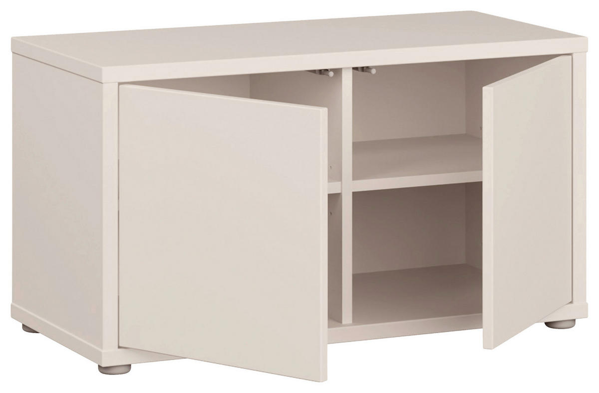 GARDEROBENBANK - Sandfarben/Grau, MODERN, Kunststoff (74,5/41,5/34,9cm) - Carryhome