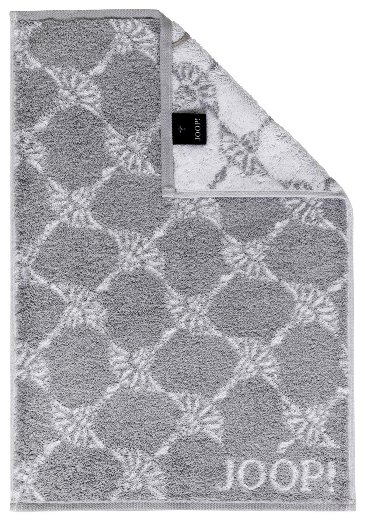 GÄSTETUCH Cornflower Silberfarben 30/50 cm  - Silberfarben, Basics, Textil (30/50cm) - Joop!