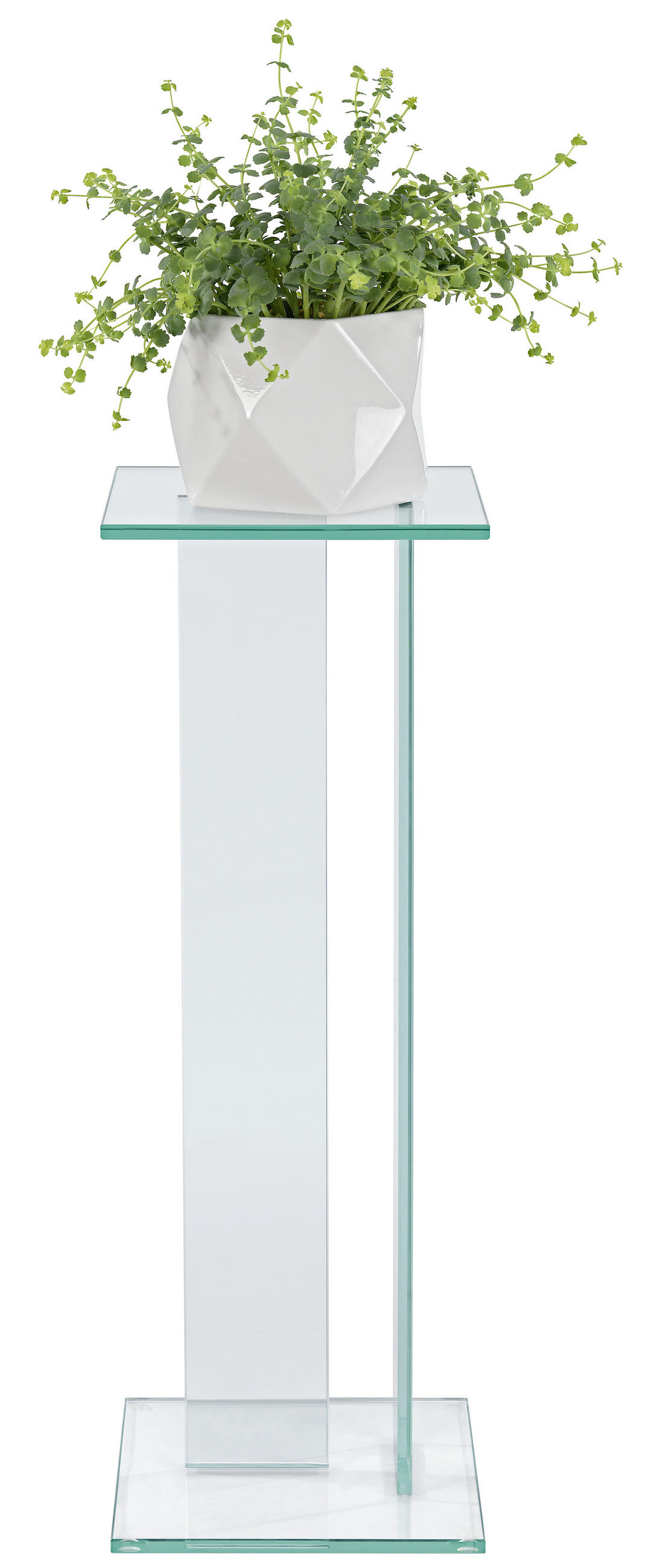STOJAN NA KVĚTINY,  - Design, sklo (25/25/71cm) - Xora