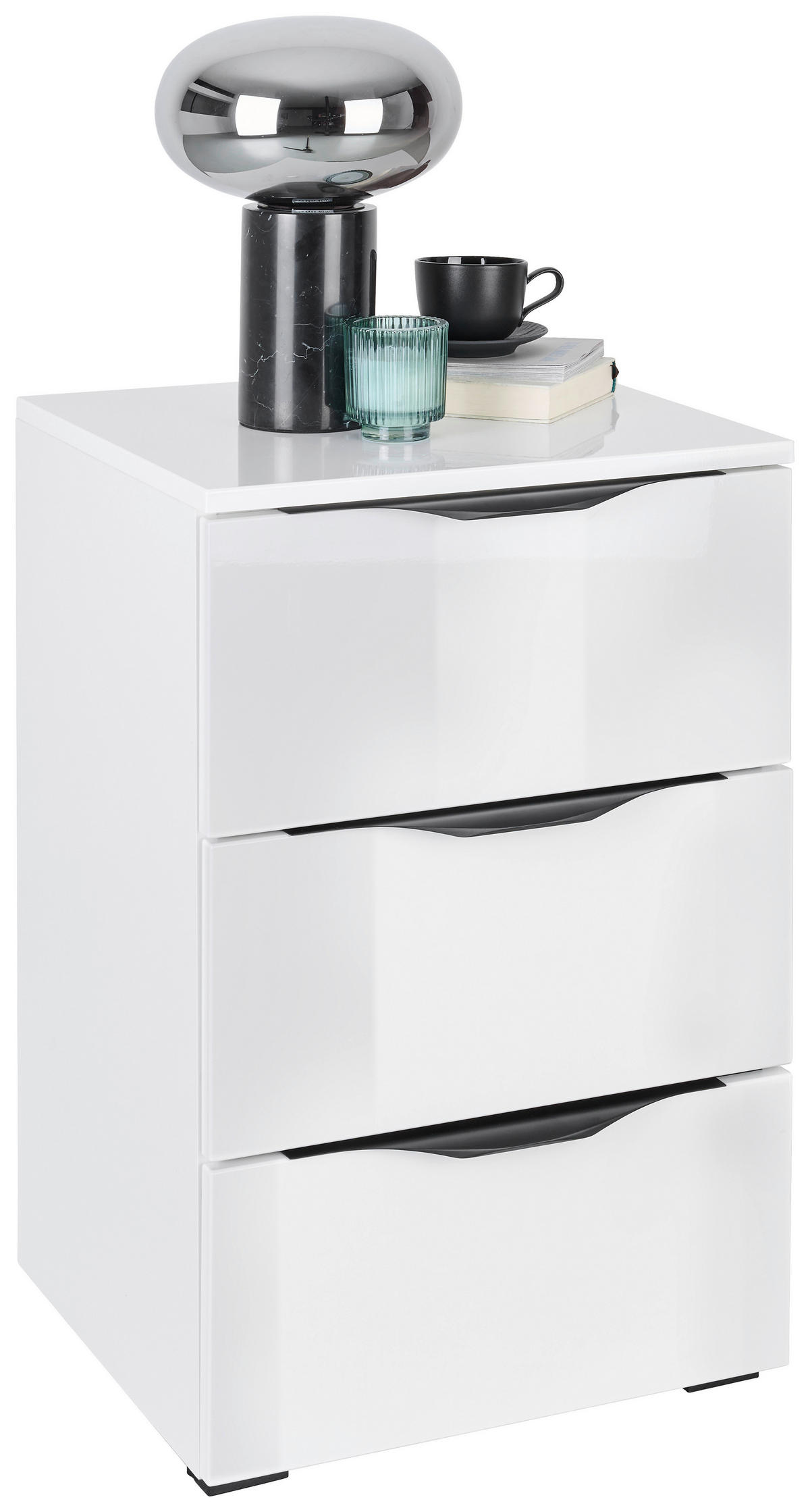 POLC 46/67/40 cm fehér  - fekete/fehér, Konventionell, műanyag/faalapú anyag (46/67/40cm) - Hom`in