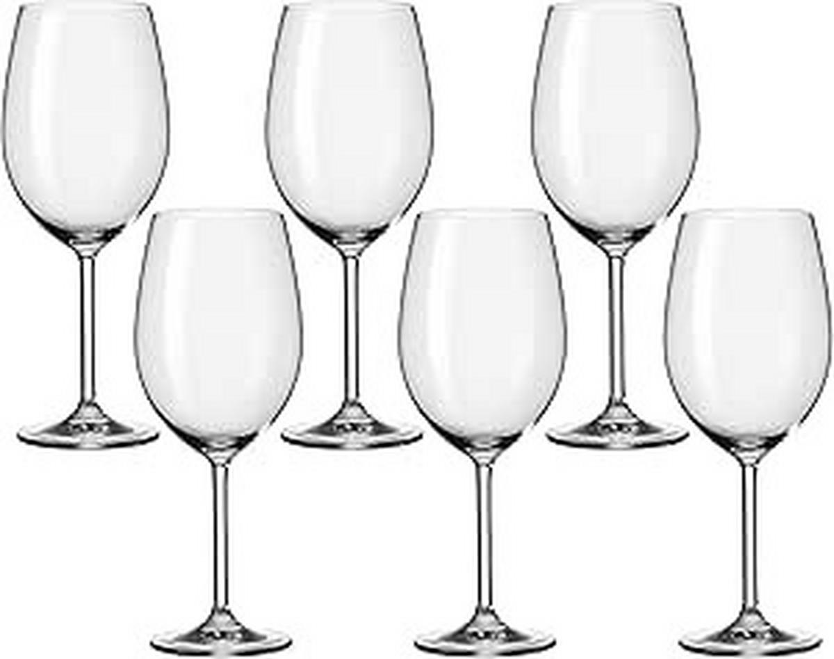BORDEAUXGLAS 650 ml  - Klar, KONVENTIONELL, Glas (650ml) - Leonardo