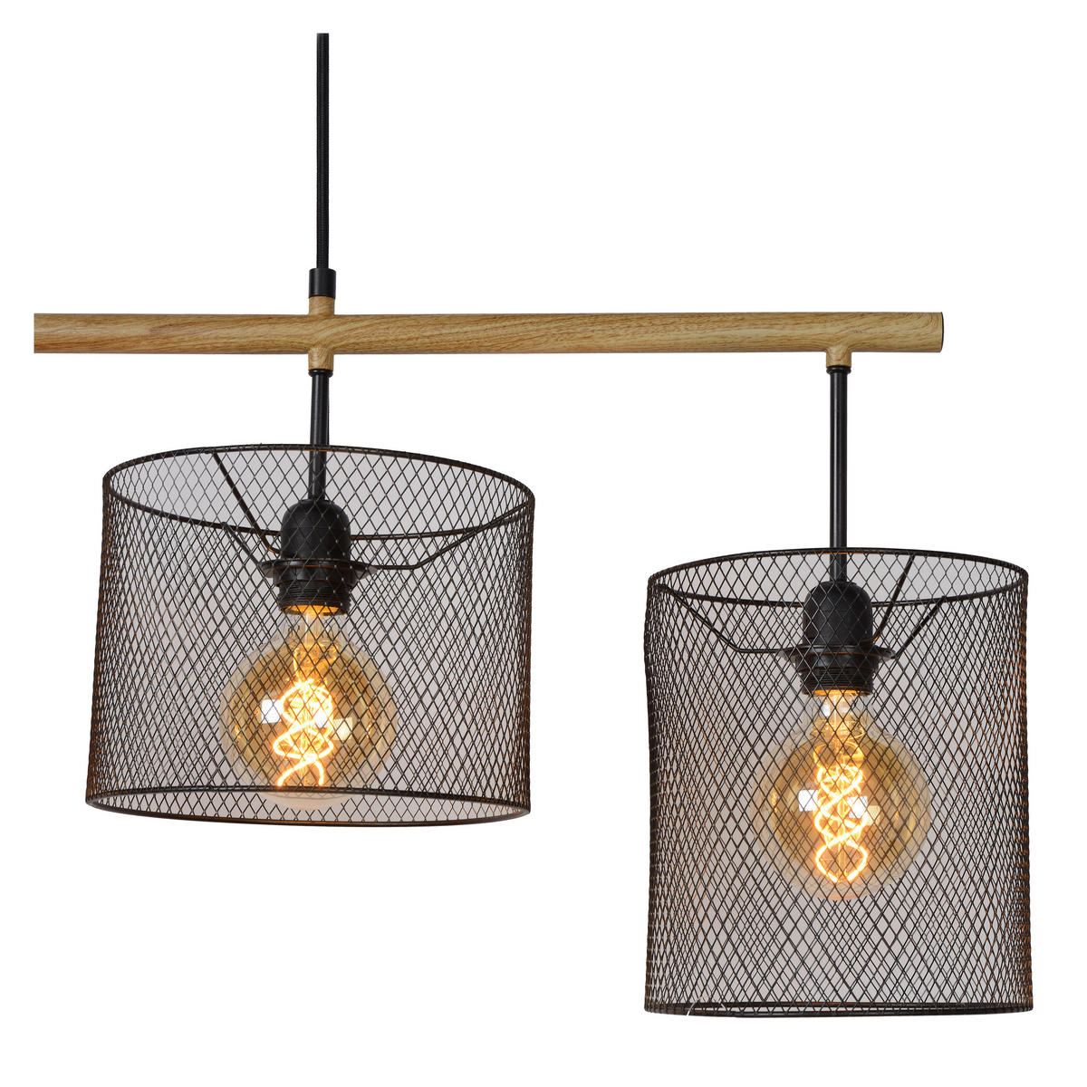 HÄNGELEUCHTE 107/23/175 cm    - Schwarz, Basics, Metall (107/23/175cm) - Lucide
