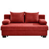 SCHLAFSOFA in Textil Rot  - Rot, Konventionell, Holz/Textil (200/88/102cm) - MID.YOU