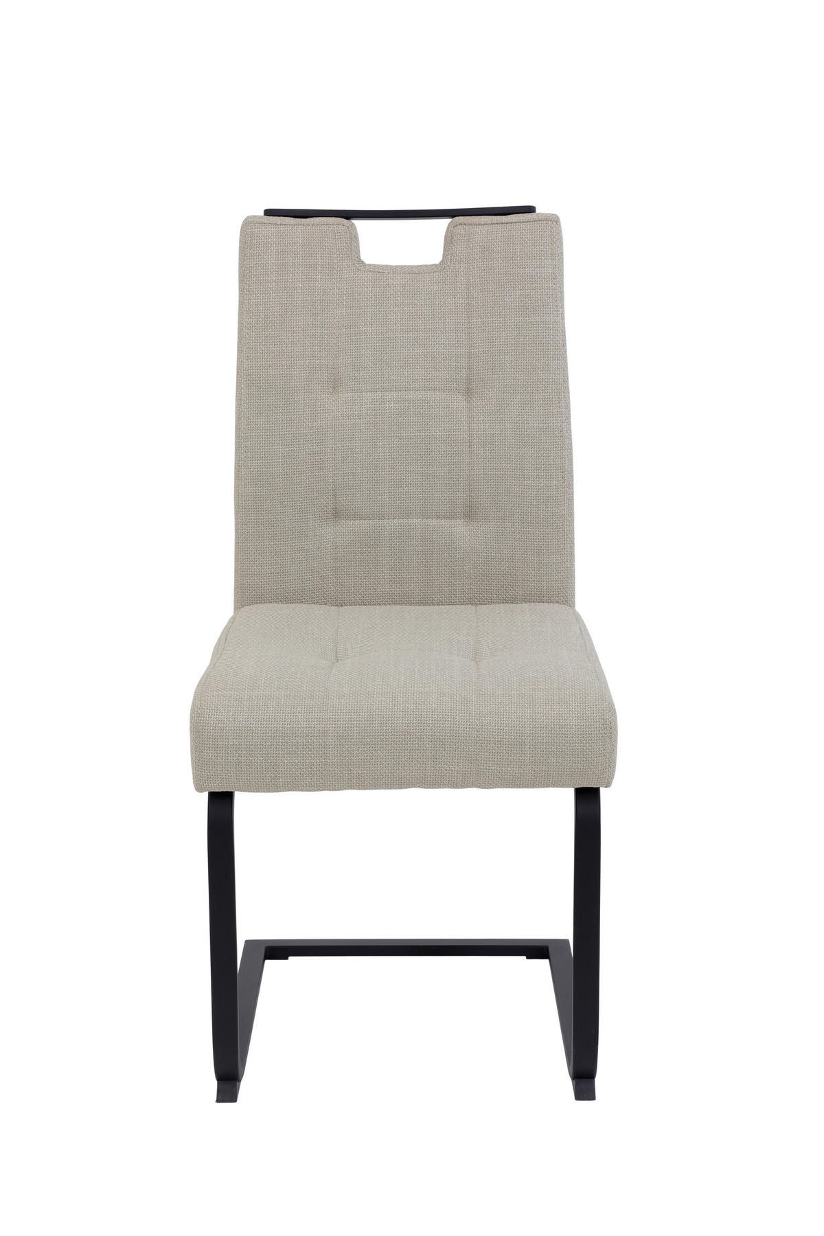 TISCHGRUPPE   - Eichefarben/Beige, MODERN, Textil/Metall (140 - 180/76/90cm) - MID.YOU