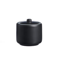 ZUCKERDOSE JASPER Keramik   - Schwarz/Grau, Basics, Keramik (9/9/8cm) - Ritzenhoff Breker