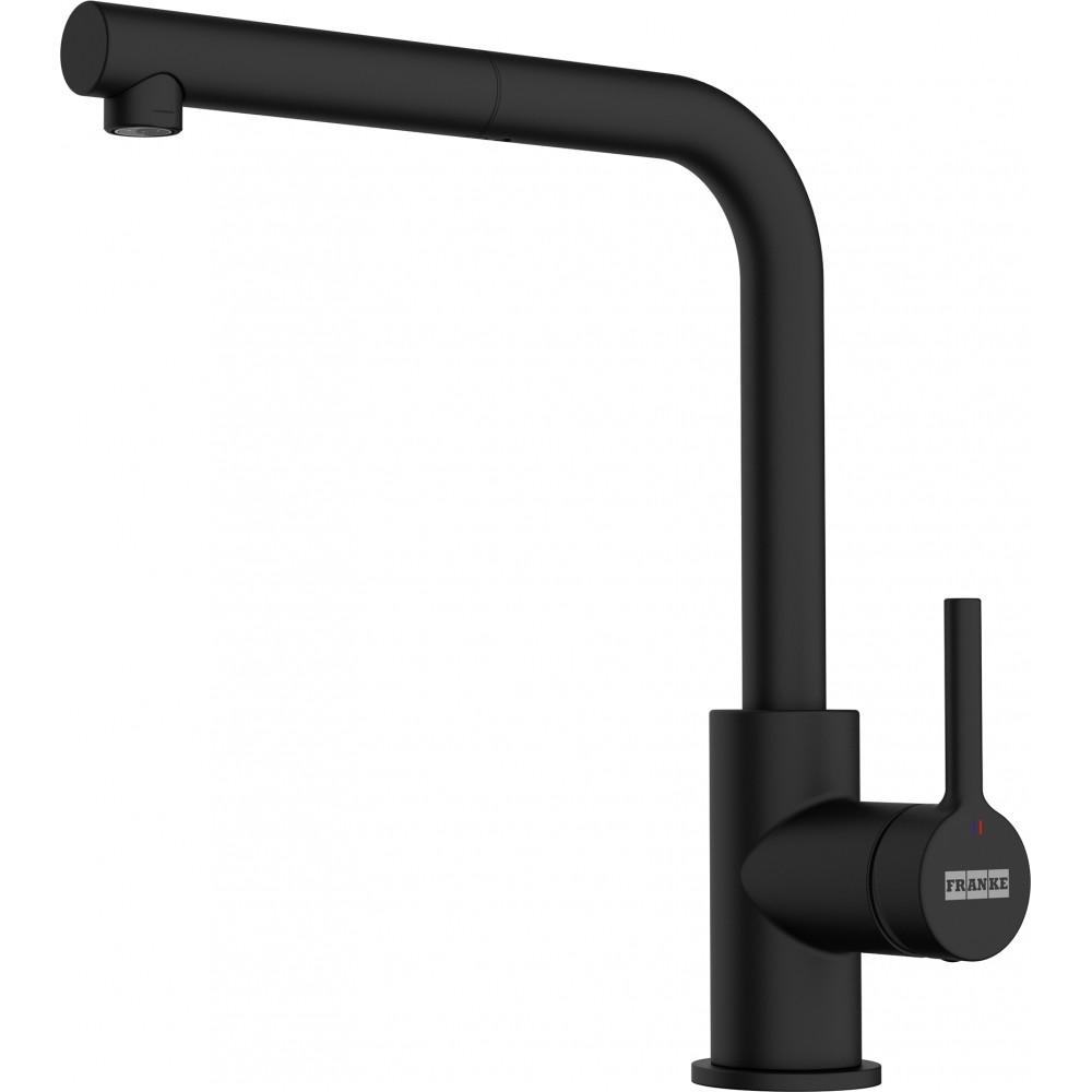 KÜCHENARMATUR - Schwarz, Basics, Metall (10,4/28,5/26,3cm) - Franke
