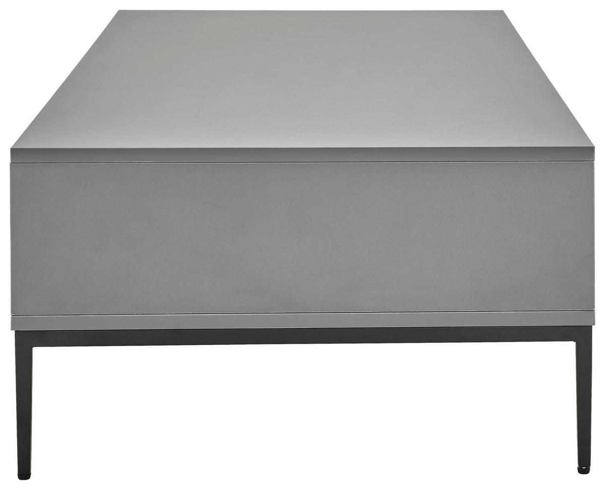 LOWBOARD  in 140/40/70 cm  - Schwarz, Lifestyle, Holzwerkstoff/Metall (140/40/70cm) - MID.YOU