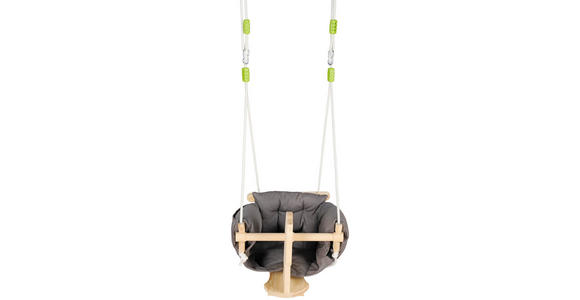 BABYSCHAUKEL - Grau, Trend, Holz/Kunststoff (46/37/33cm) - My Baby Lou