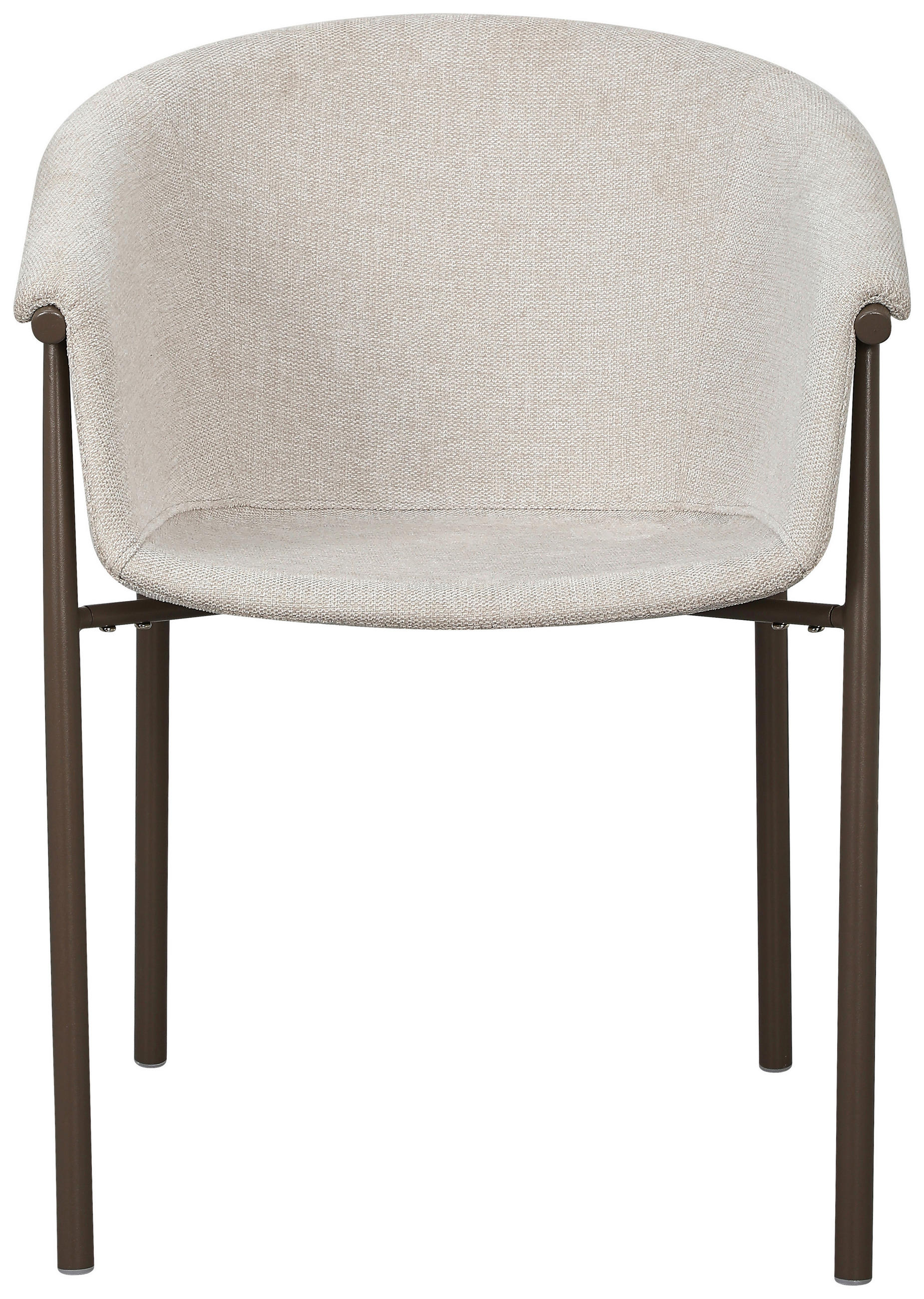 Armstuhl Erna Beige Leinenoptik