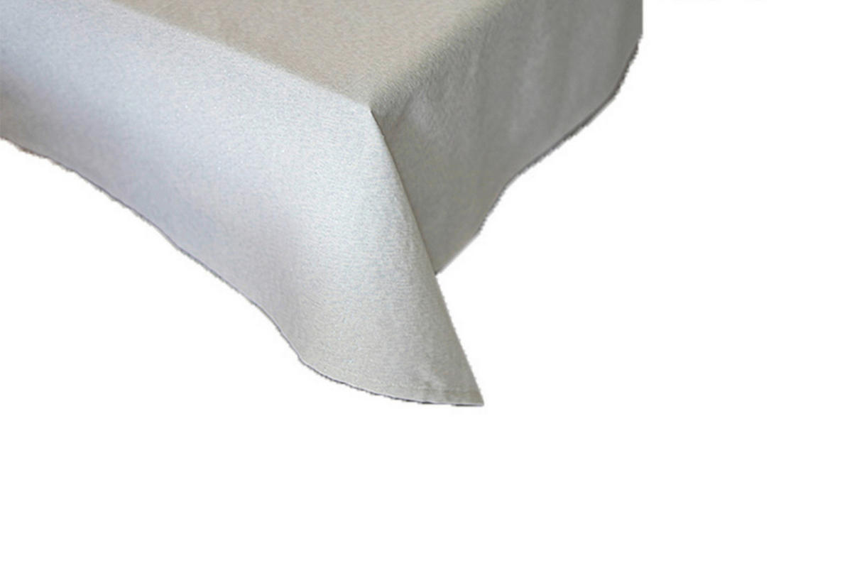 ASZTALTERÍTŐ   - ezüstszínű, Basics, textil (140/0,2/240cm)
