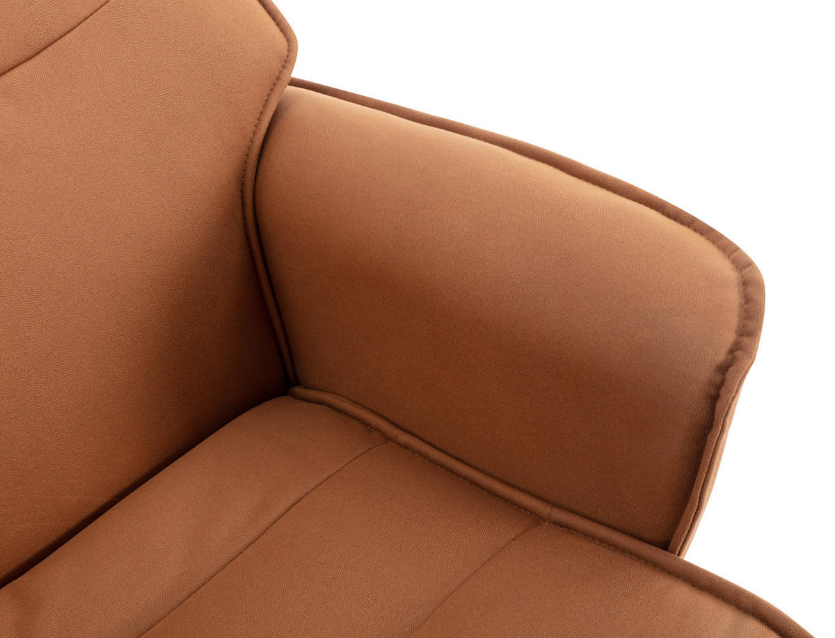 RELAXSESSELSET Mikrofaser    - Currygelb/Schwarz, Design, Textil/Metall (77/109/86cm) - Livetastic