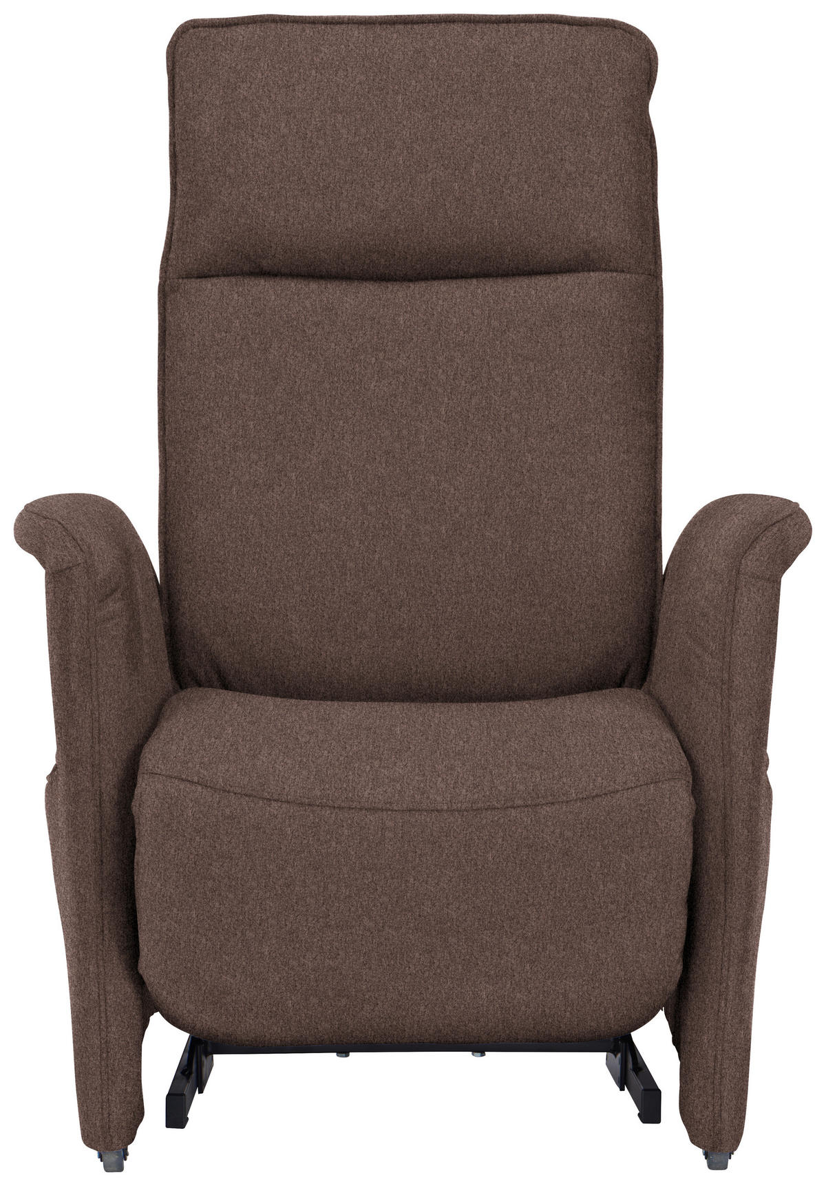FERNSEHSESSEL in Chenille Dunkelbraun  - Dunkelbraun, Konventionell, Kunststoff/Textil (79-83/108/87cm) - Valdera