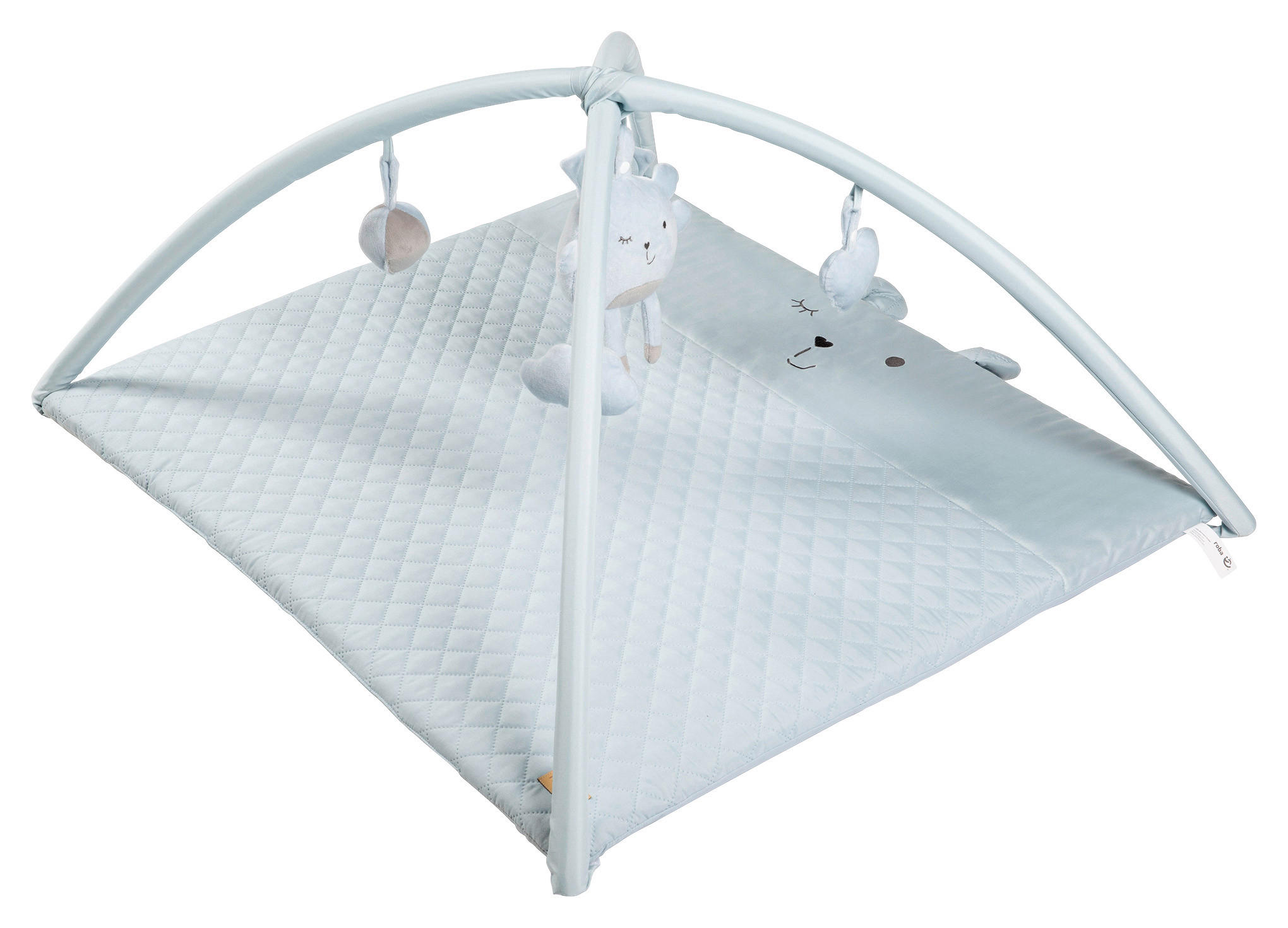 Krabbeldecke Roba Style  - Hellblau, Konventionell, Textil (85/45/75cm) - Roba