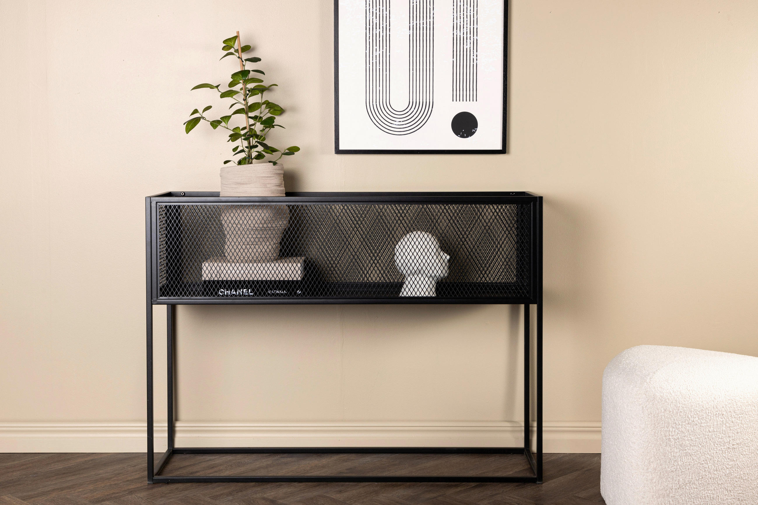 BOKHYLLA i 110/80/30 cm svart  - svart, Design, metall (110/80/30cm) - Livetastic