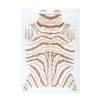HOCHFLORTEPPICH 160/230 cm Creme, Taupe  - Taupe/Creme, KONVENTIONELL, Textil (160/230cm)