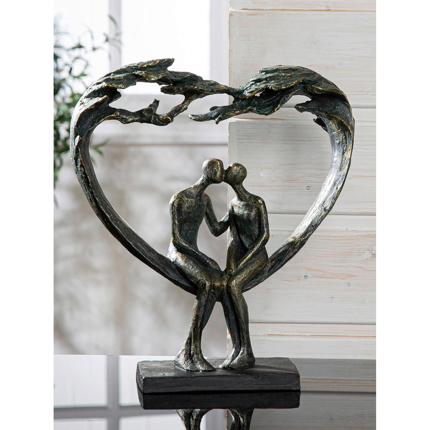 SKULPTUR - Bronzefarben, Basics, Kunststoff (26,5/30/8,5cm)