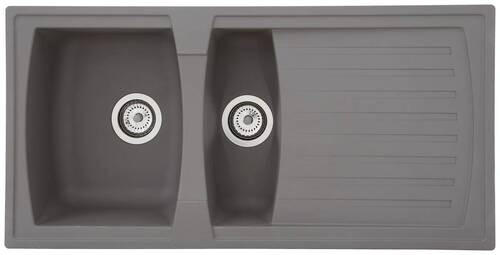 DISKHO 1712BOSTON100X50G  - grå, Trend, glas/plast (100/20/50cm) - Respekta