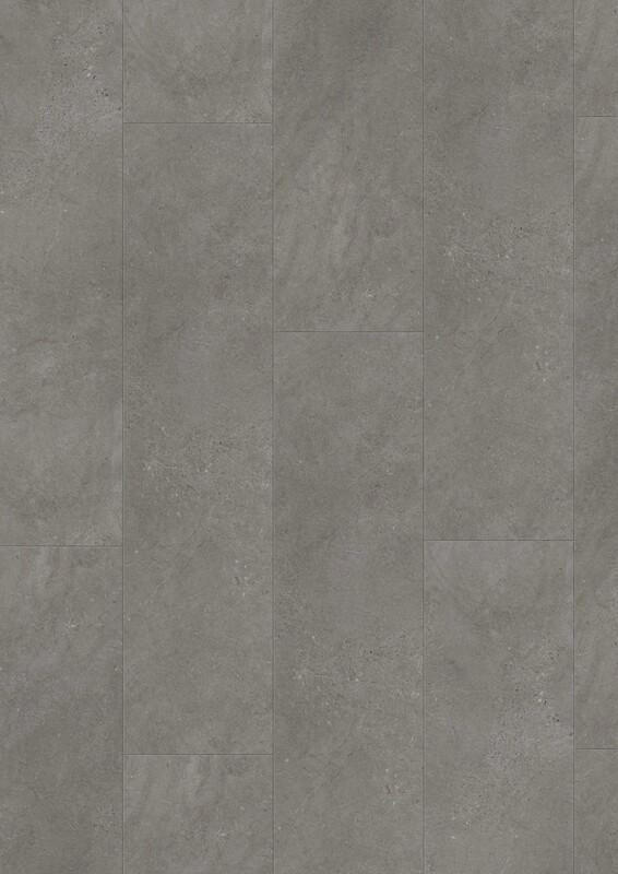 VINYLBODEN Eleganto Stein Graphit 100006501  per  m² - Grau, Design, Holz (121/28,8/1cm) - Tilo