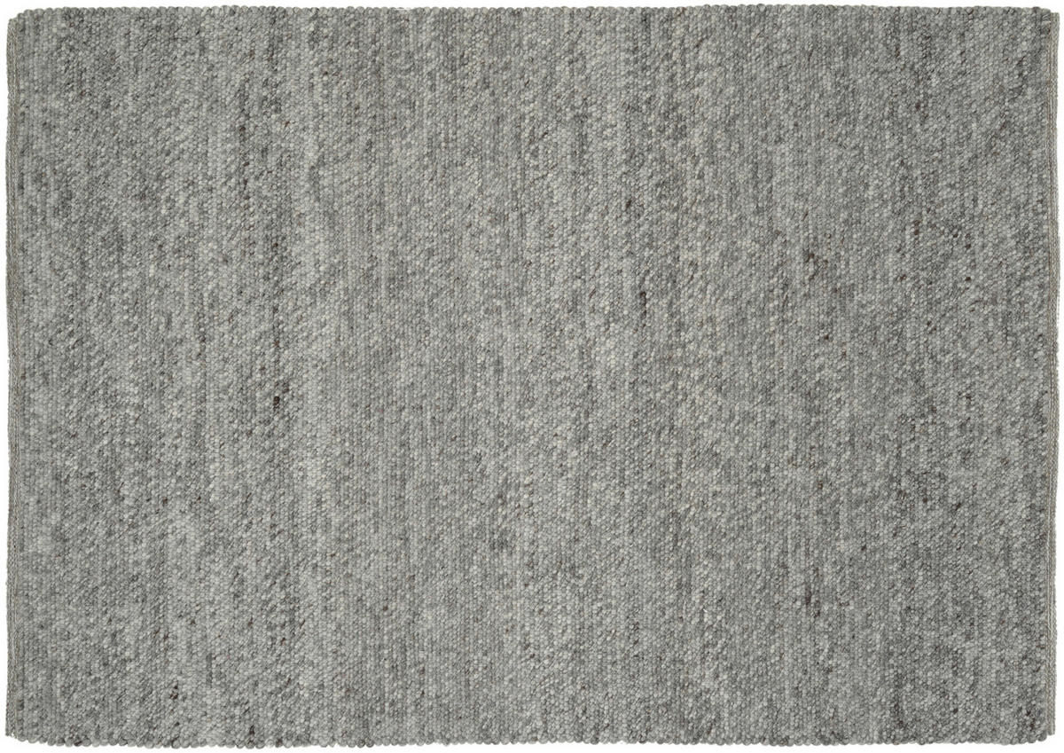 HANDWEBTEPPICH 200/300 cm Helsinki Graubraun  - Graubraun, Basics, Textil (200/300cm) - Linea Natura