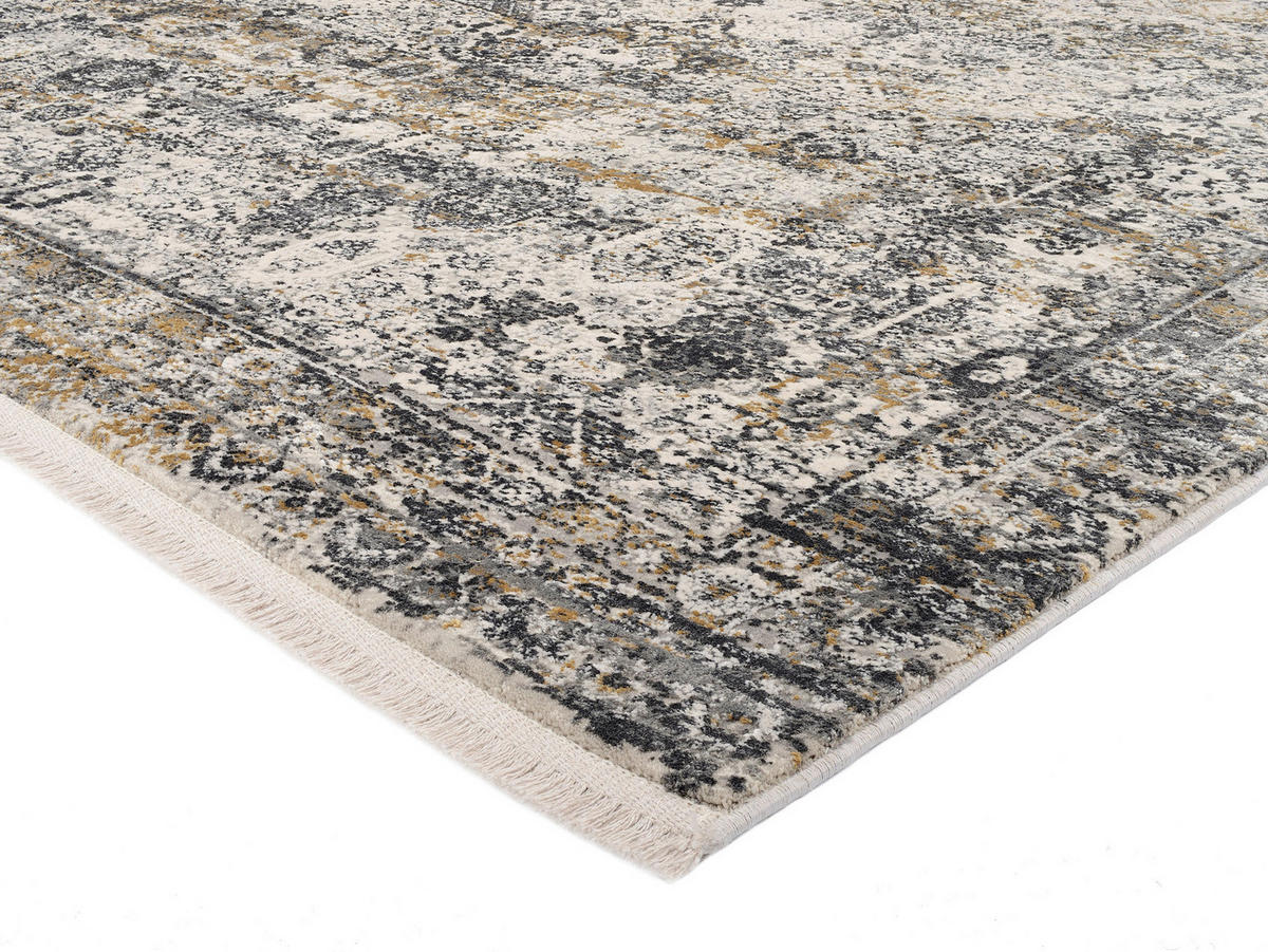WEBTEPPICH 240/300 cm Toulon Grau, Goldfarben  - Goldfarben/Grau, LIFESTYLE, Textil (240/300cm) - Dieter Knoll