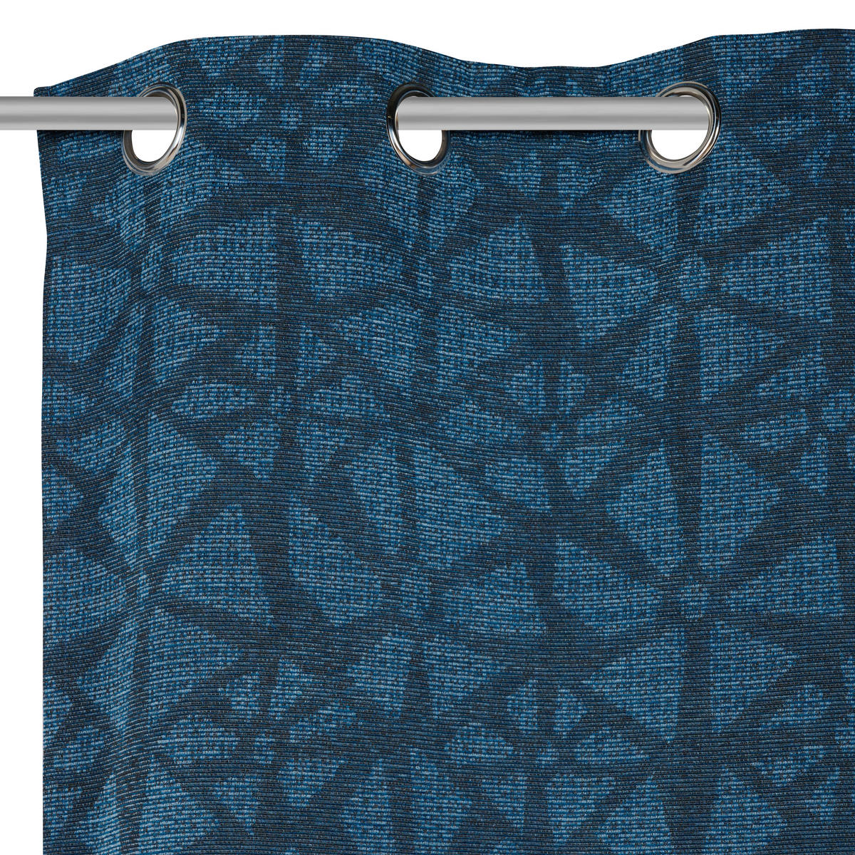 ÖSENSCHAL blickdicht 140/245 cm   - Blau, Design, Textil (140/245cm) - Esposa