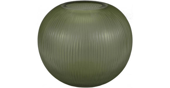 VASE 29.5 cm  - Grün, Design, Glas (34,5/29,5cm) - Ambia Home