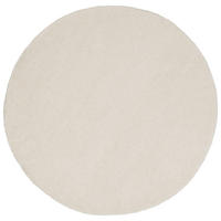 WOLLTEPPICH Wohnzimmer 120 cm Beige rund  - Beige, Design, Textil (120cm) - Linea Natura