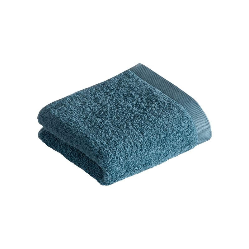 GÄSTETUCH High Line Petrol 40/60 cm  - Petrol, Basics, Textil (40/60cm) - Vossen