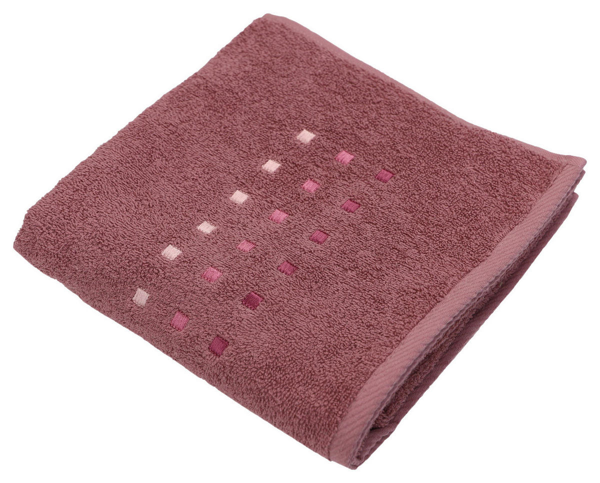 RUČNÍK, 50/100 cm, starorůžová - starorůžová, Konvenční, textil (50/100cm) - Esposa