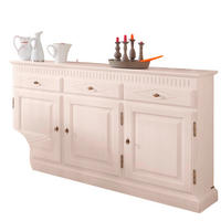 SIDEBOARD  in 162/101/48 cm  - Weiß/Bronzefarben, LIFESTYLE, Holz/Metall (162/101/48cm) - Livetastic
