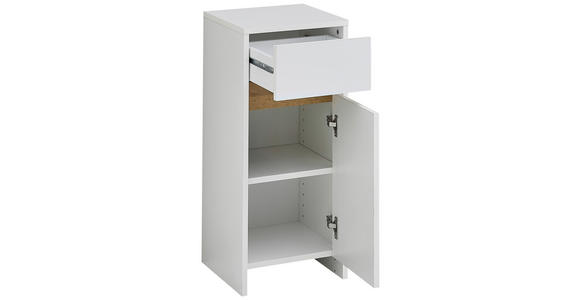 UNTERSCHRANK 32,4/73,8/32,2 cm - Eichefarben/Weiß, KONVENTIONELL, Holzwerkstoff (32,4/73,8/32,2cm) - Xora