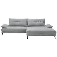 HÖRNSOFFA i flatväv grå  - svart/grå, Klassisk, metall/textil (294/176cm) - MID.YOU