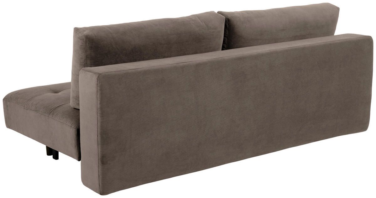 SCHLAFSOFA - Beige/Braun, Design, Holz/Textil (200/83/105cm) - MID.YOU