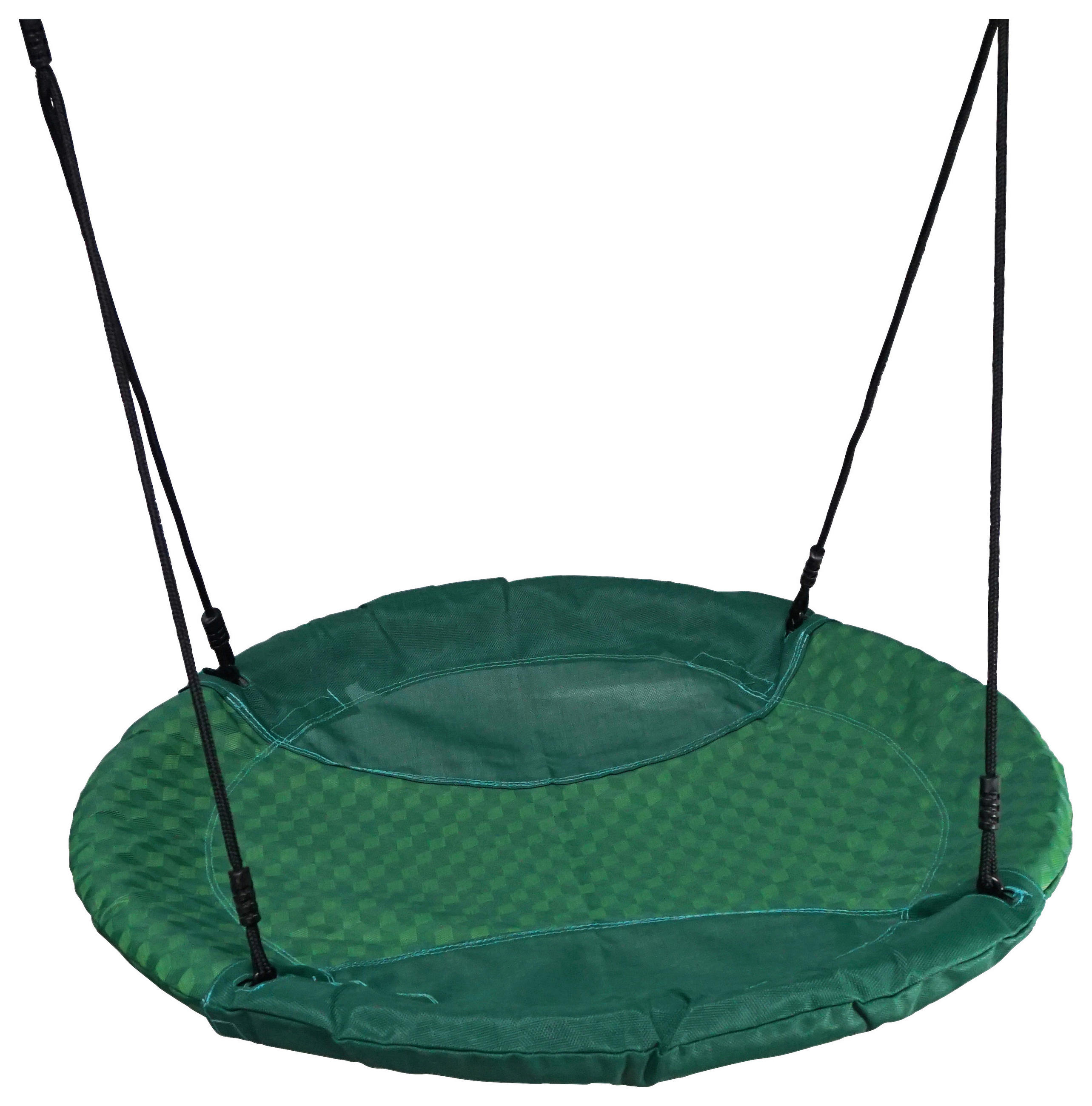 NESTSCHAUKEL  - Grün, Konventionell, Kunststoff/Metall (100/6/100cm)