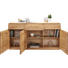 KOMODA SIDEBOARD, dub, antracitová, barvy dubu - barvy dubu/antracitová, Design, dřevo/sklo (177/89/42cm) - Valnatura KOMODA SIDEBOARD, dub, antracitová, barvy dubu - barvy dubu/antracitová, Design, dřevo/sklo (177/89/42cm) - Valnatura