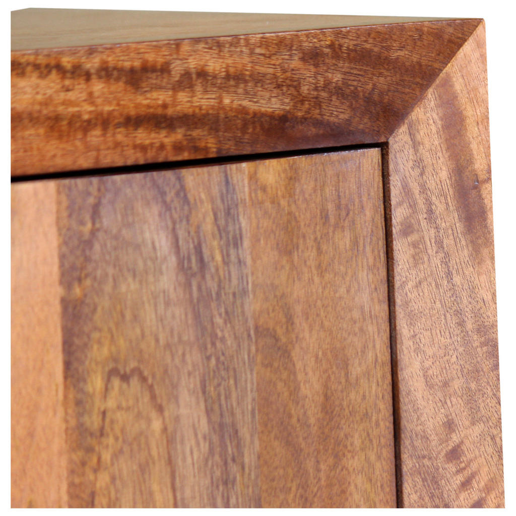Thumbnail - Mid.you Highboard, Schwarz, Honig, Metall, Mangoholz, massiv, 120x140x40 cm, Holzmöbel, Kleinmöbel Holz, Holzkommoden, H...
