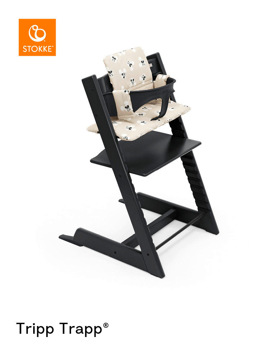 HOCHSTUHLEINLAGE TRIPP TRAPP  - Beige/Schwarz, Basics, Textil (28/21/7cm) - Stokke