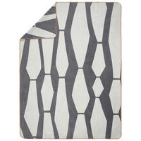 WOHNDECKE DECOUPAGE 150/200 cm  - Anthrazit/Silberfarben, Design, Textil (150/200cm) - Dieter Knoll