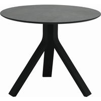 GARTENBEISTELLTISCH 60/60/48 cm Kunststoff, Metall  - Schwarz/Grau, Design, Kunststoff/Metall (60/60/48cm) - Stern