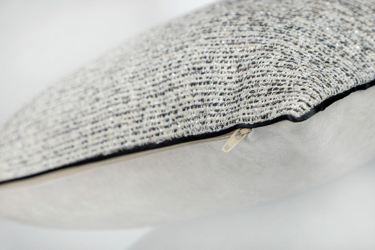 ZIERKISSEN  38/38 cm   - Greige/Hellgrau, Basics, Textil (38/38cm) - Schöner Wohnen