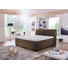 BOXSPRINGBETT BOXSPRINGBETT "OCEAN" Webstoff 160/200 cm INKL. - Dunkelbraun/Schwarz, Design, Holz/Textil (160/200cm) - Novel