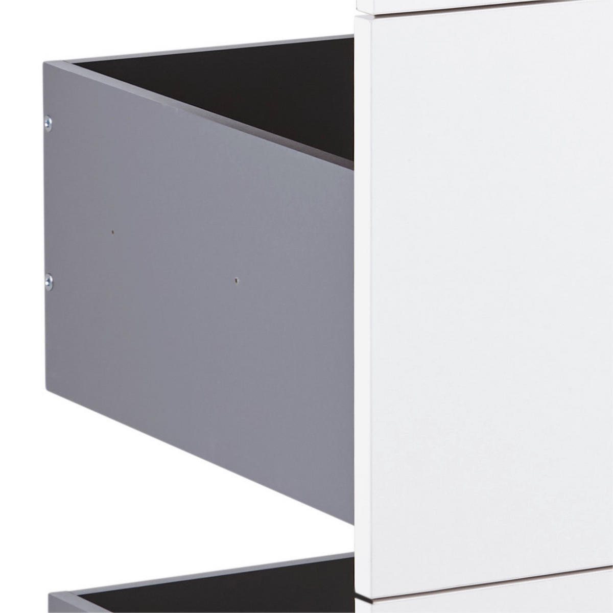 SCHUBLADENSET 90,9/82/46,8 cm   - Weiss, Konventionell, Holzwerkstoff (90,9/82/46,8cm) - Hom`in