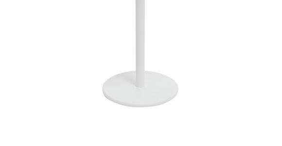 AKKU-TISCHLEUCHTE 11,5/36 cm - Weiß, Design, Kunststoff/Metall (11,5/36cm) - Novel