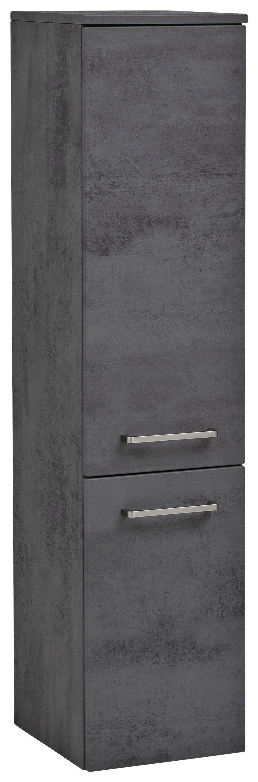 MIDISCHRANK 30/130/35 cm  - Edelstahlfarben/Grau, Konventionell, Holzwerkstoff/Metall (30/130/35cm) - Held